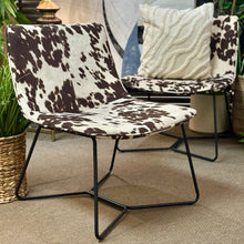 Load image into Gallery viewer, Faux Cow Hide Chair