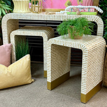 Load image into Gallery viewer, Waterfall Mother of Pearl Console