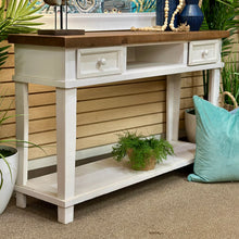 Load image into Gallery viewer, Two-Toned Wooden Console