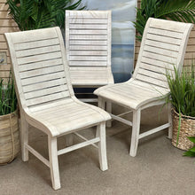 Load image into Gallery viewer, Ivory Slats Dining Chair