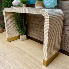 Load image into Gallery viewer, Waterfall Mother of Pearl Console