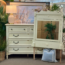 Load image into Gallery viewer, Stanley Ivory Dresser W/Mirror