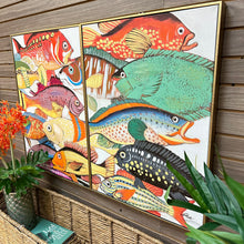 Load image into Gallery viewer, Set/2 Fish Oil Painting