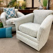 Load image into Gallery viewer, Pale Aqua Barrel Swivel Glider