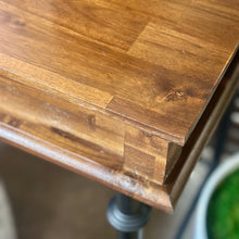 Load image into Gallery viewer, Wood/Black Desk