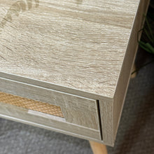 Load image into Gallery viewer, Wood/Cane Nightstand
