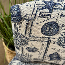 Load image into Gallery viewer, Sea Motif Round Armless Chair
