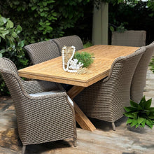 Load image into Gallery viewer, Wooden Outdoor Dining Table
