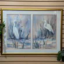 Load image into Gallery viewer, Margaret Hoybach Egrets Watercolor