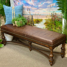 Load image into Gallery viewer, Stanley Leather Bench
