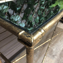 Load image into Gallery viewer, Antique Gold & Mirrored Console