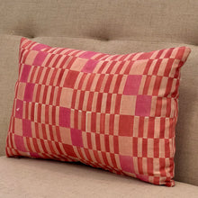 Load image into Gallery viewer, Pink Checked Designer Lumbar