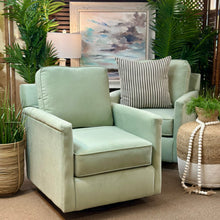 Load image into Gallery viewer, Seafoam Swivel Glider
