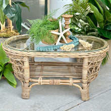 Load image into Gallery viewer, Natural Wicker Coffee Table