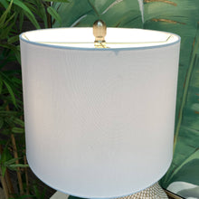 Load image into Gallery viewer, Emerald Glass and Steel Lamp