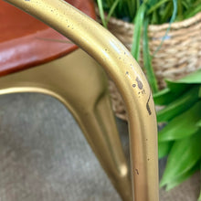 Load image into Gallery viewer, Leather & Metal Chair