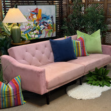 Load image into Gallery viewer, Blush Convertible Sofa