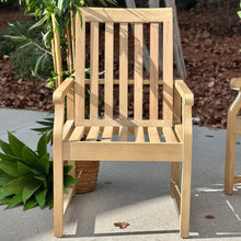 Load image into Gallery viewer, Honey Wood Outdoor Dining Chair