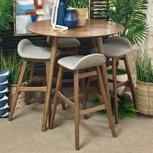 Load image into Gallery viewer, 5PC Mid-Mod Counter Dining Set
