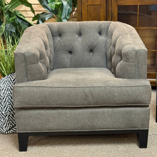 Load image into Gallery viewer, Grey Curved Back Chair