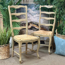 Load image into Gallery viewer, Taupe/Green Crackle Dining Chair