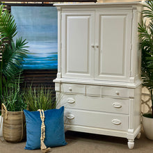 Load image into Gallery viewer, White Stanley Furniture Armoire