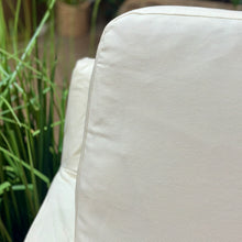 Load image into Gallery viewer, White Slipcover Swivel Glider