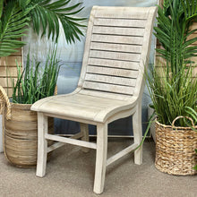 Load image into Gallery viewer, Ivory Slats Dining Chair