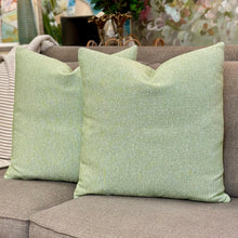 Load image into Gallery viewer, Green Textured Designer Pillow