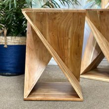 Load image into Gallery viewer, Modern Wood Side Table