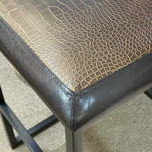 Load image into Gallery viewer, Set/2 Faux Leather Bar Stools