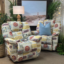 Load image into Gallery viewer, La-Z-Boy Nautical Recliner
