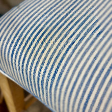 Load image into Gallery viewer, Set/2 Blue/White Striped Counter Stools