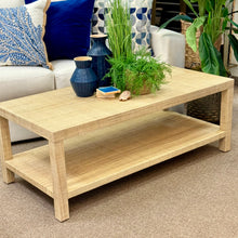 Load image into Gallery viewer, Rafia Coffee Table