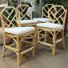 Load image into Gallery viewer, Rattan Chippendale Counter Stool