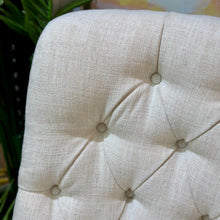 Load image into Gallery viewer, Ivory Tufted Dining Chair