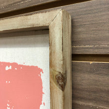 Load image into Gallery viewer, Pink Metal Leaf Art III