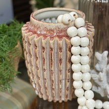 Load image into Gallery viewer, SM Textured Blush Ceramic Vase