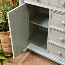 Load image into Gallery viewer, Powder Blue Shutter Dresser
