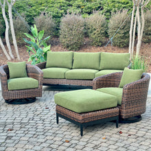 Load image into Gallery viewer, Mocha Outdoor Swivel Chair