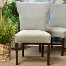 Load image into Gallery viewer, Grey Upholstered Dining Chair