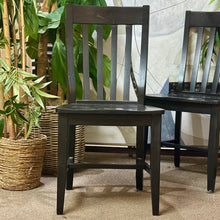 Load image into Gallery viewer, Black Pottery Barn Dining Chair