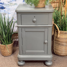 Load image into Gallery viewer, Bassett Grey Nightstand