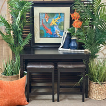 Load image into Gallery viewer, 3PC Black Dining Set