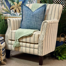 Load image into Gallery viewer, Linen Striped Accent Chair