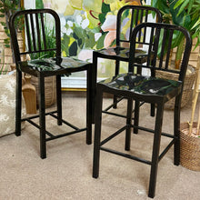 Load image into Gallery viewer, Set/3 Crate & Barrel Stools