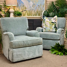 Load image into Gallery viewer, CR Laine Aqua Swivel Chair