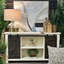 Load image into Gallery viewer, Sliding Barn Door Cabinet