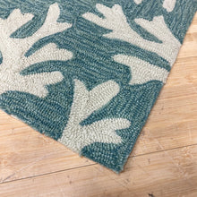 Load image into Gallery viewer, Aqua Coral Indoor/Outdoor Rug