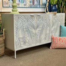 Load image into Gallery viewer, Ivory Carved Palm Cabinet